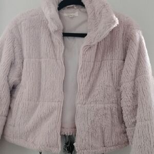Cozy Pink Faux Fur Jacket